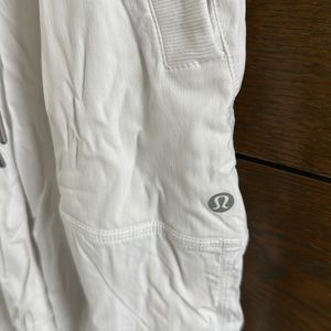 LULULEMON WHITE DANCE STUDIO PANT MID RISE